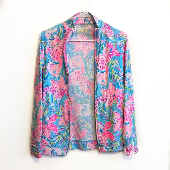 Lilly Pulitzer Luxletic Hadlee Jacket UPF 50+ - Picture 2 of 6